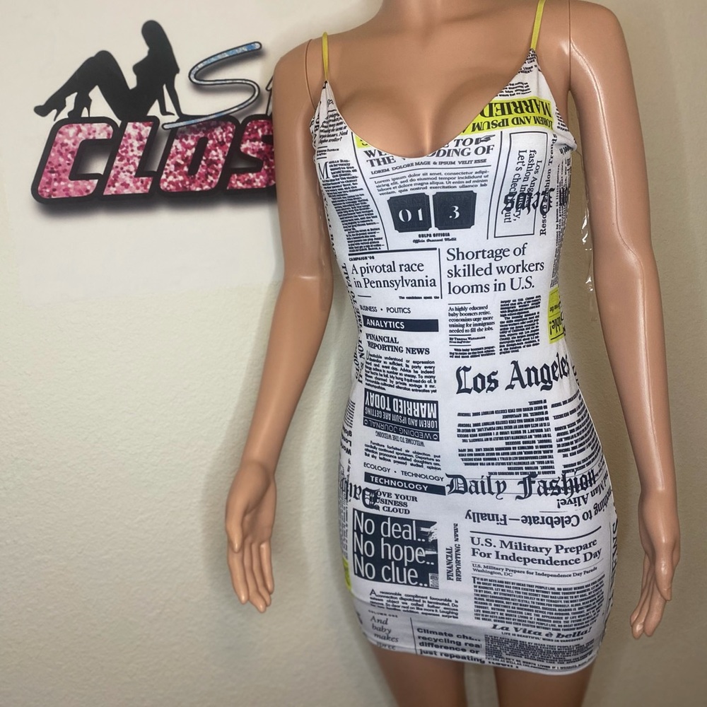 Newspaper Dress